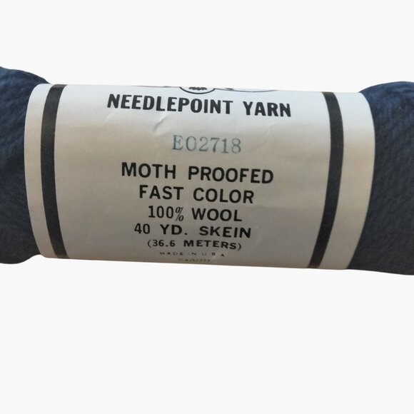 Elsa Williams Blue Tapestry Wool Needlepoint Yarn 40 Yd Skein Moth Proofed N520 - Picture 4 of 5